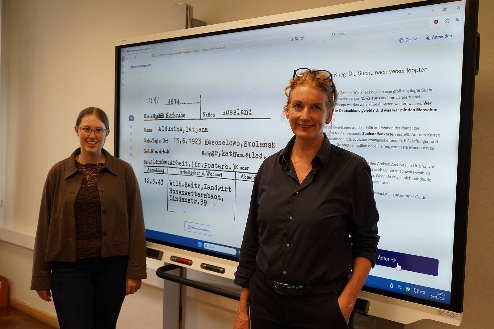 Öffnet die Seite 'Gemeinsam gegen das Vergessen: Crowdsourcing-Initiative #everynamecounts'