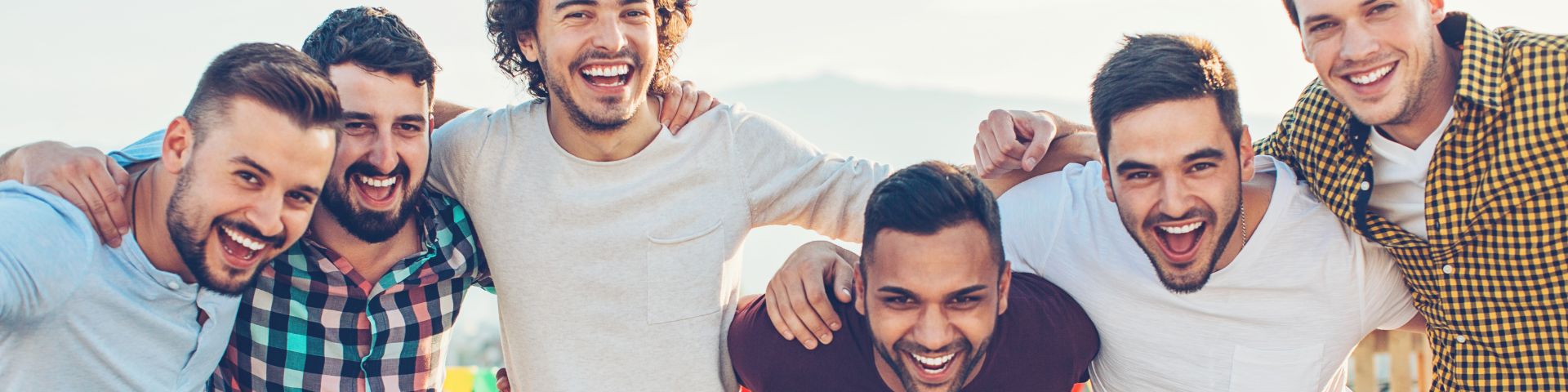 junge Männergruppe